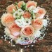 Kvetinový box ruže+lysianthus